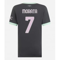 Dámy Fotbalový dres AC Milan Alvaro Morata #7 2024-25 Třetí Krátký Rukáv